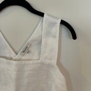 Madewell Linen Open-Back Tank Top